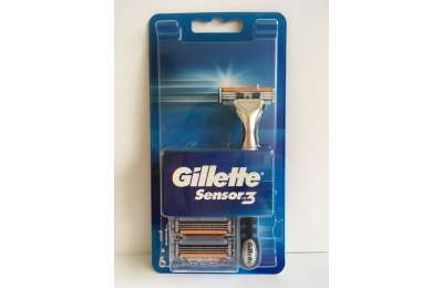 Gillette Sensor3 strojek + 3 hlavice